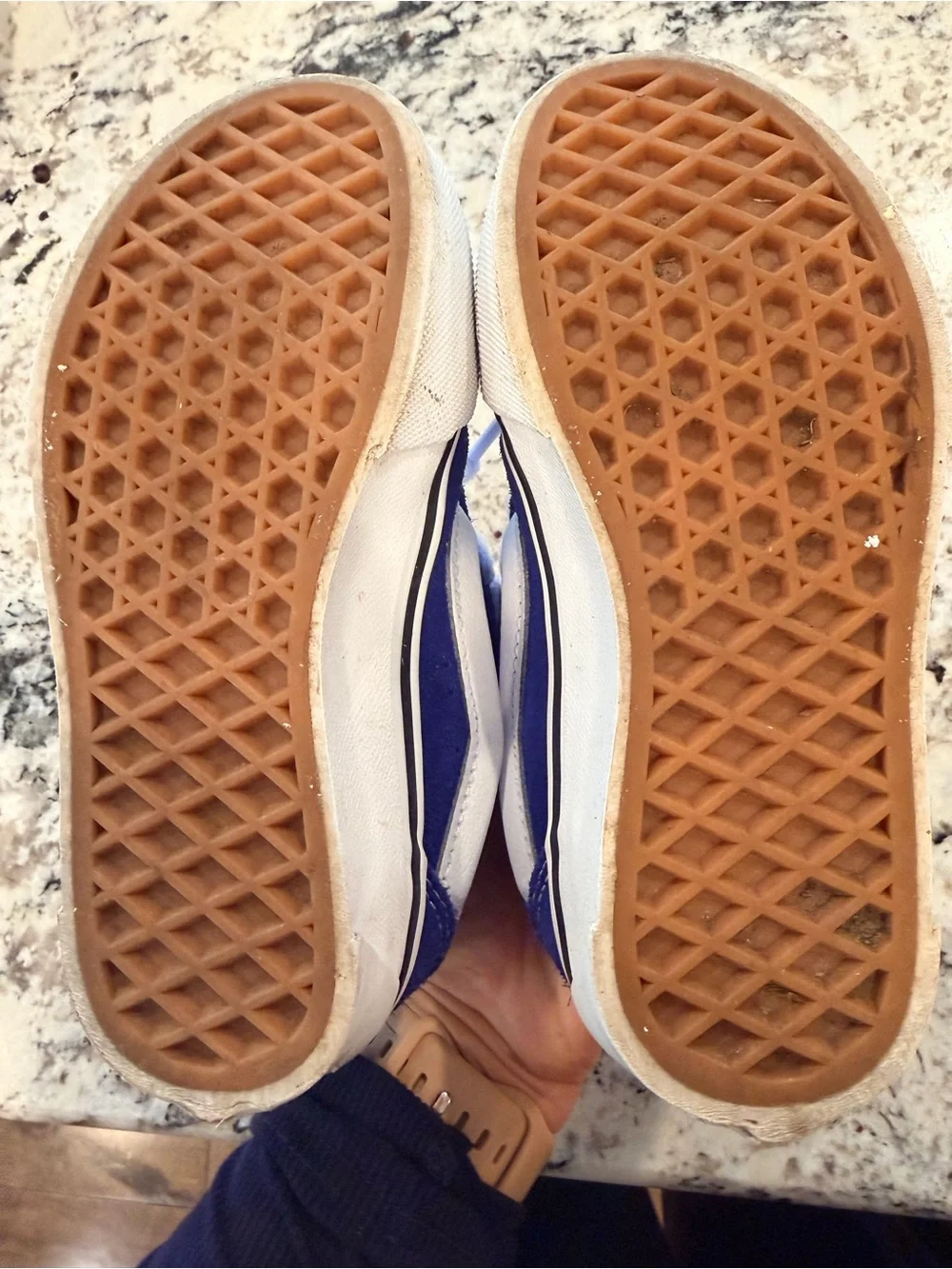 Vans Kids' Royal Blue Knu Skool Skate Shoes